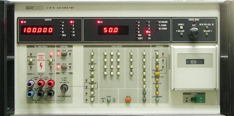 The Fluke 5101 calibrator