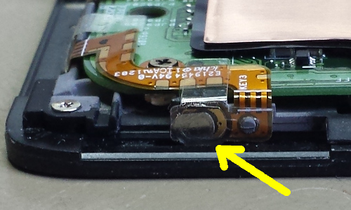 TF300 power button before the fix